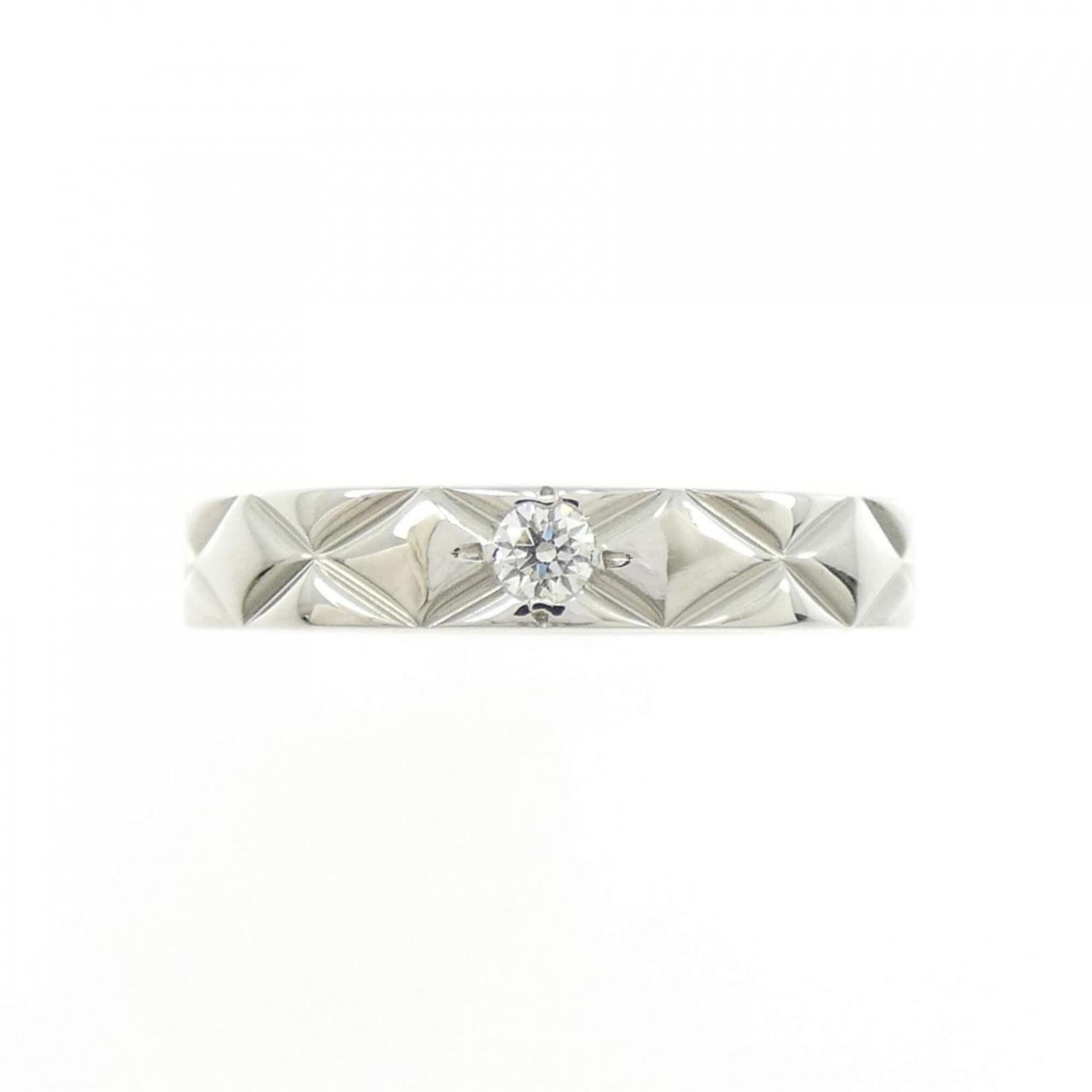 Chanel Matelasse Platinum 950 Band Ring
