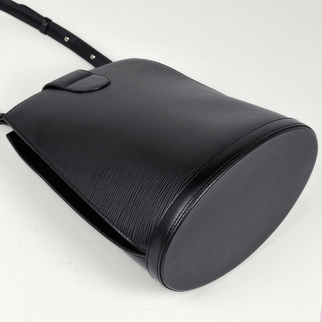 Louis Vuitton Black Noir Epi Leather Shoulder Bag