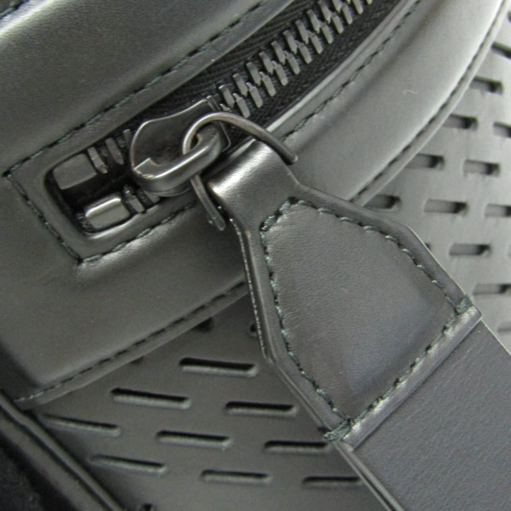 Bottega Veneta Paper Bucket Bag Perforated Leather Black Leather Shoulder Bag Bag