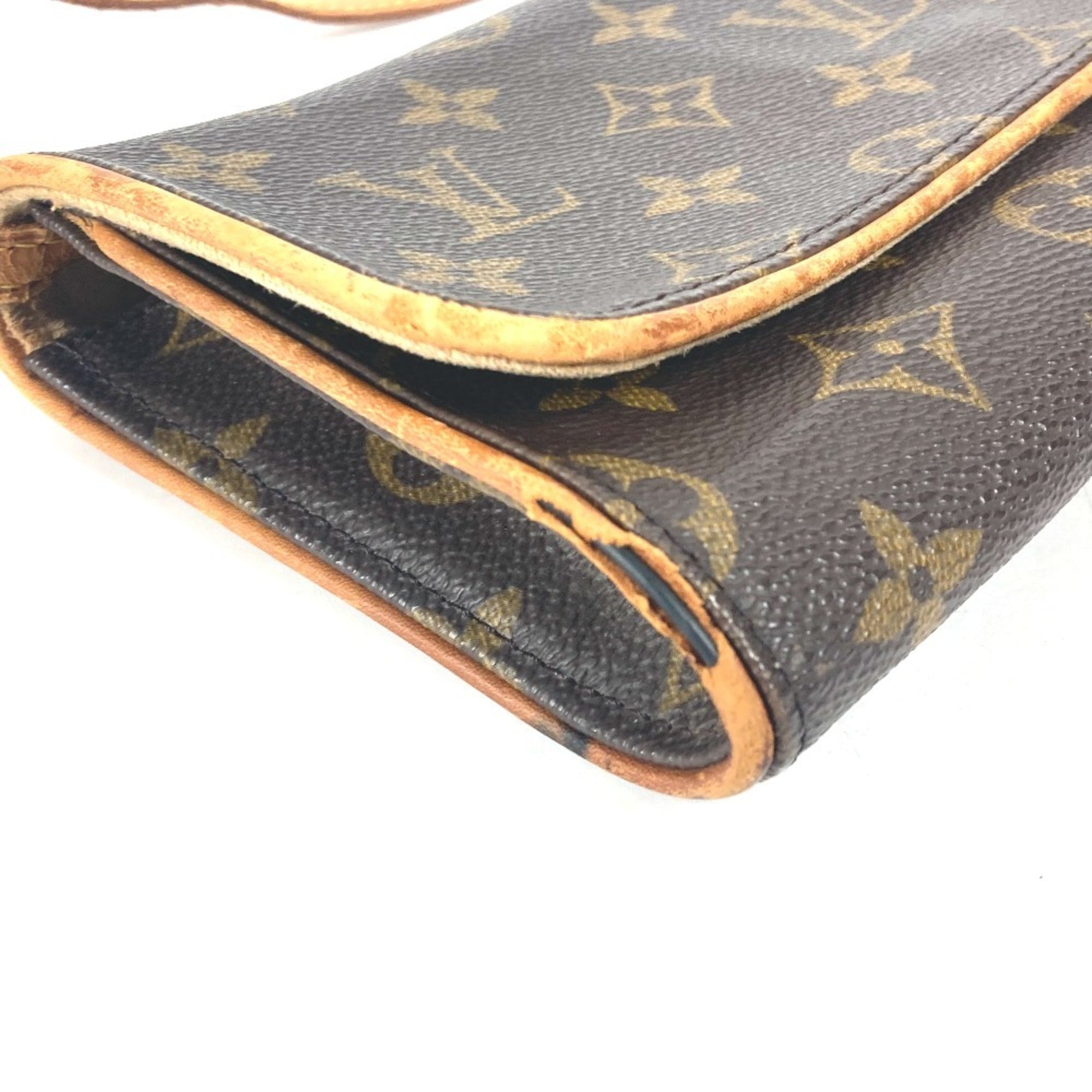 Louis Vuitton Brown Monogram Monogram Clutch Bag Pochette Shoulder Bag