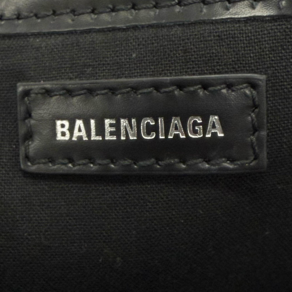 Balenciaga Black Canvas Leather Shoulder