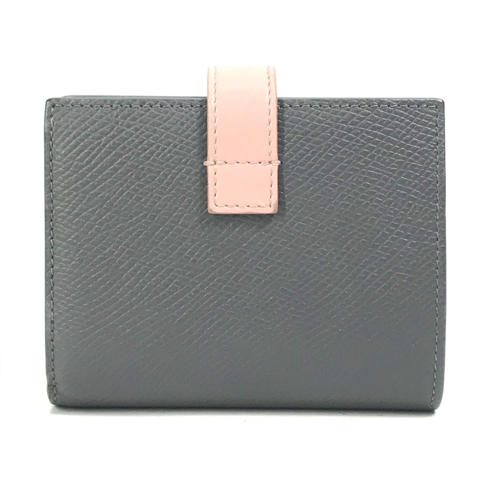 Celine Gray Leather Wallet (Tri-Fold)
