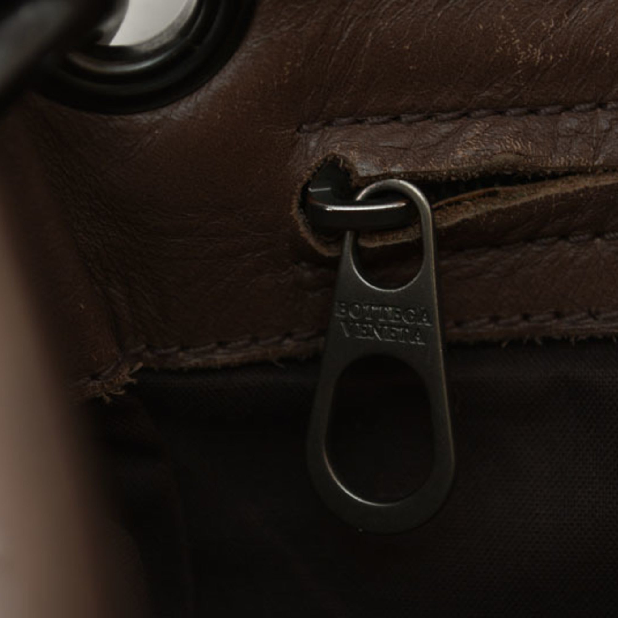 Bottega Veneta Light Brown Leather Messenger Bag Shoulder Bag