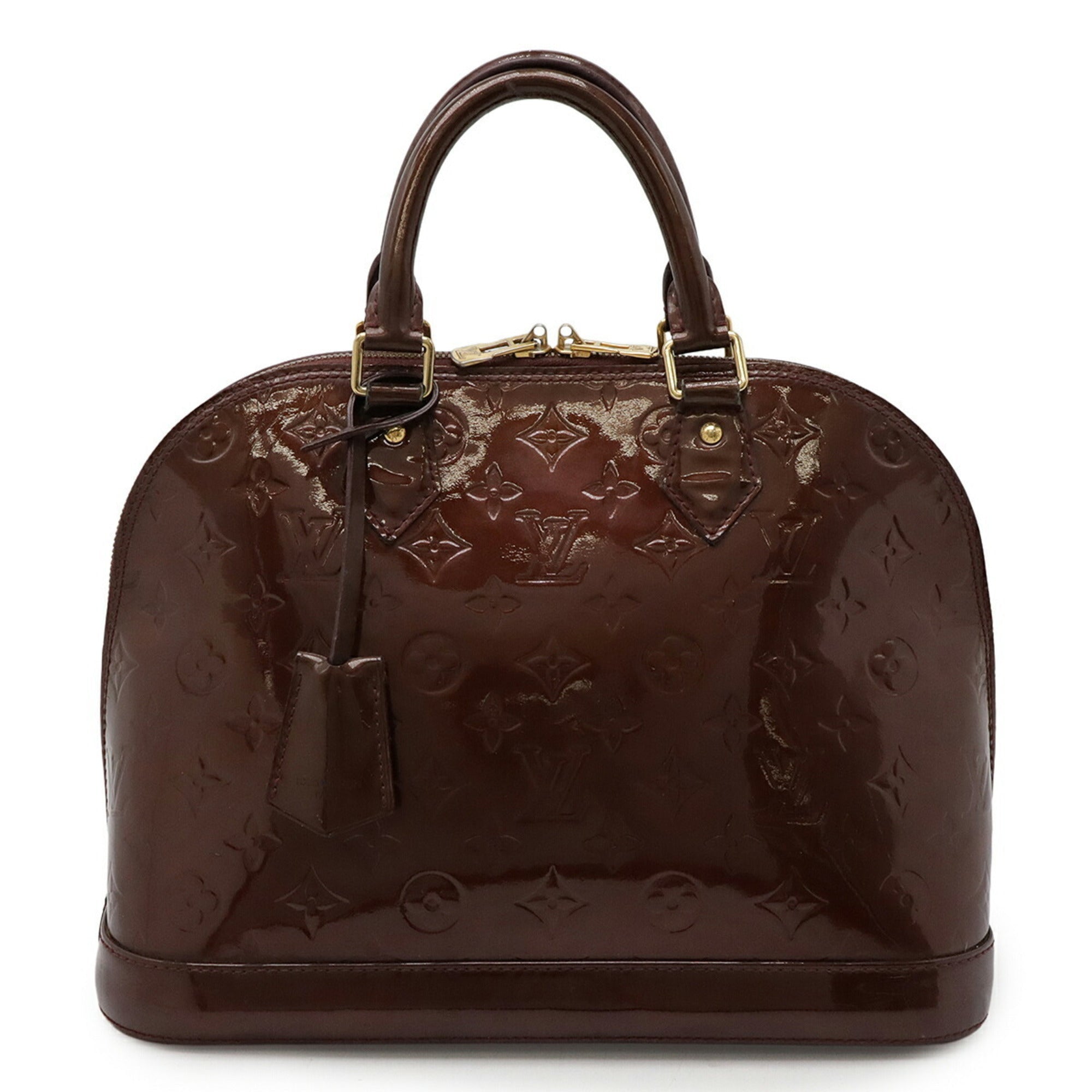 Louis Vuitton Bordeaux Rouge Fauviste Monogram Vernis Handbag