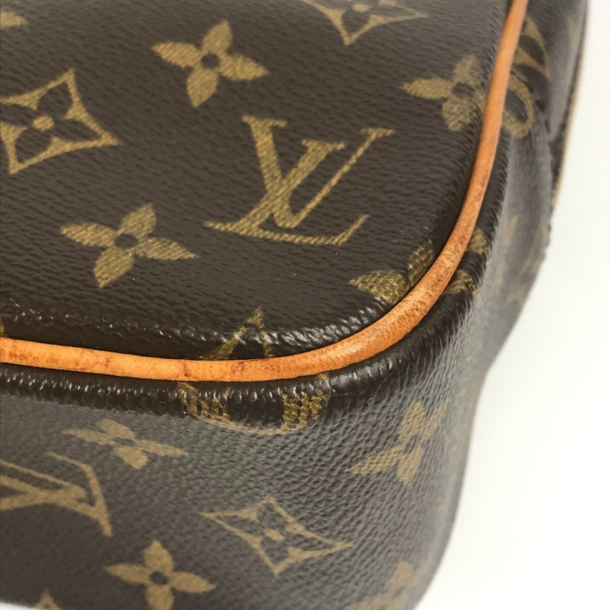 Louis Vuitton Brown Monogram Canvas Handbag Tote Bag