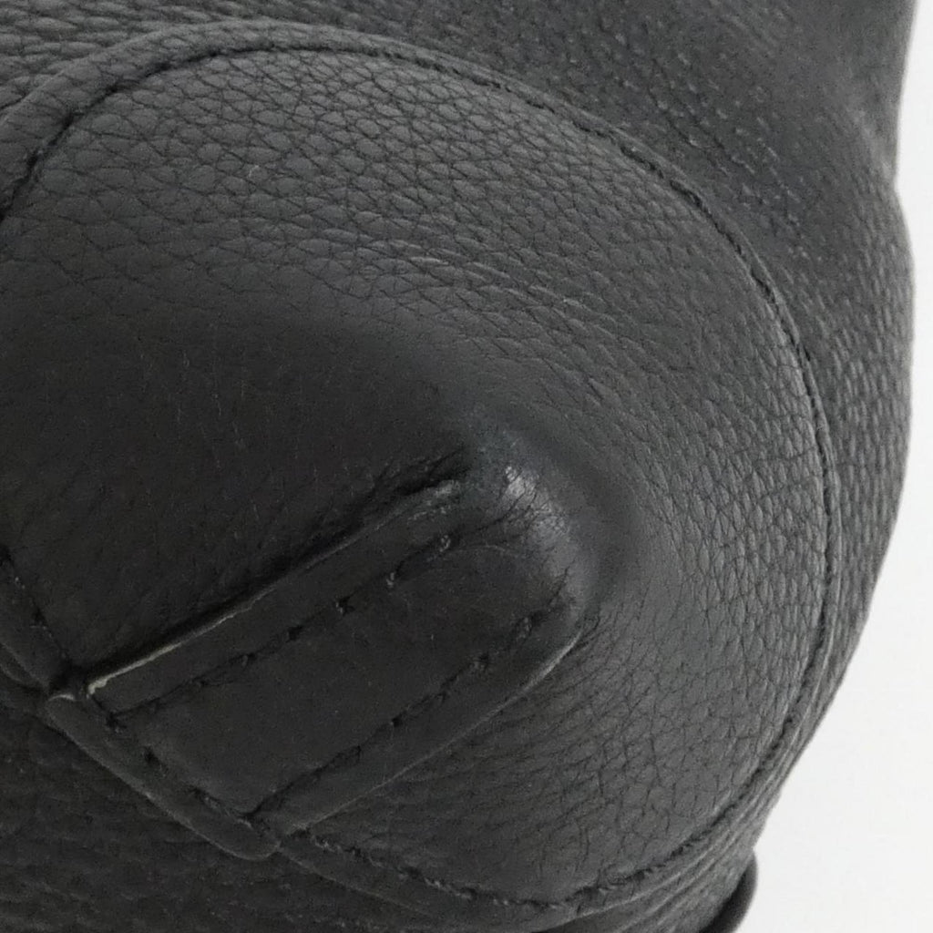 Louis Vuitton Black Leather Shoulder Bag