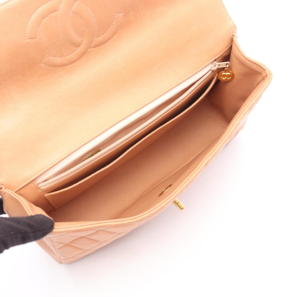 Chanel Orange Leather Handbag