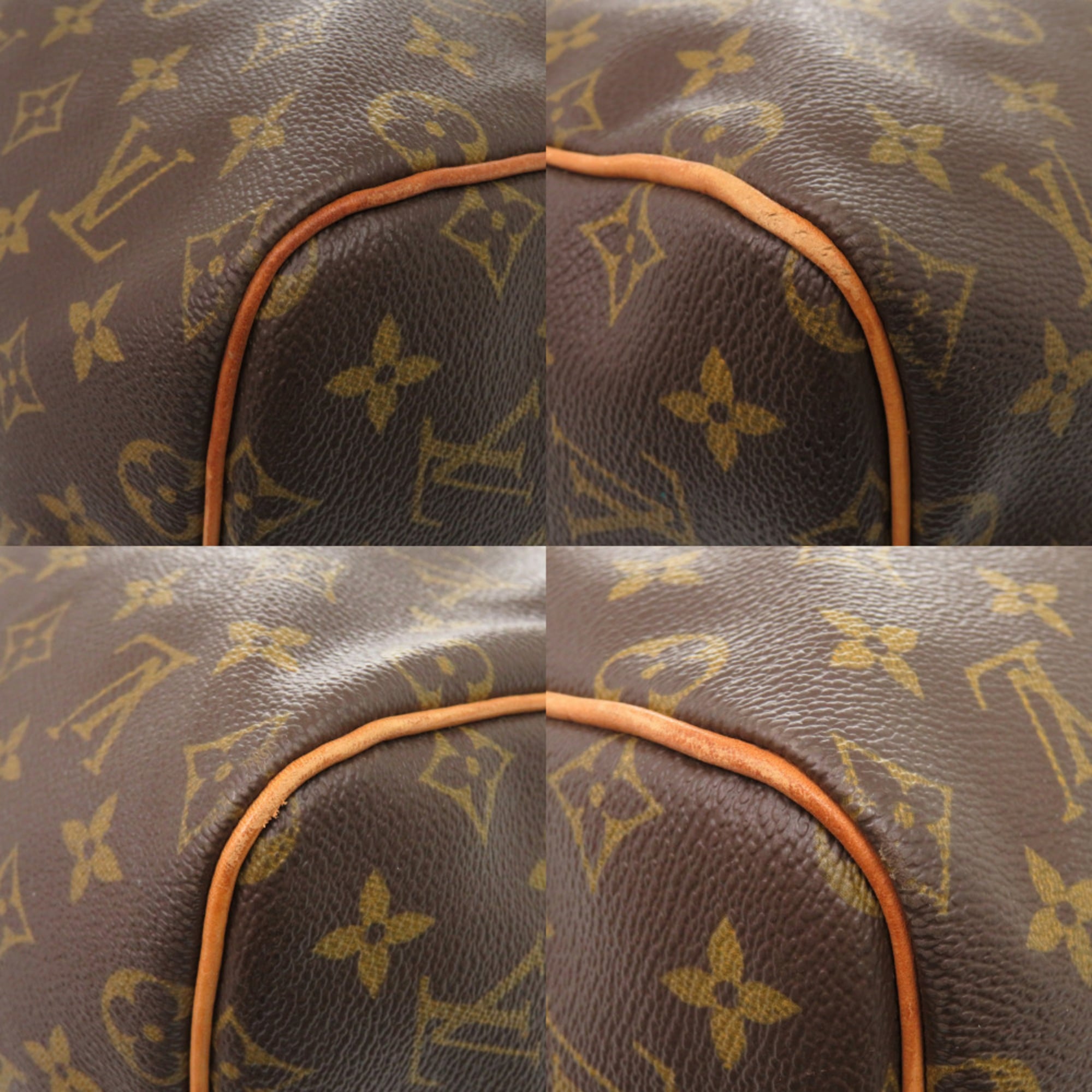 Louis Vuitton Brown Monogram Canvas Boston Bag