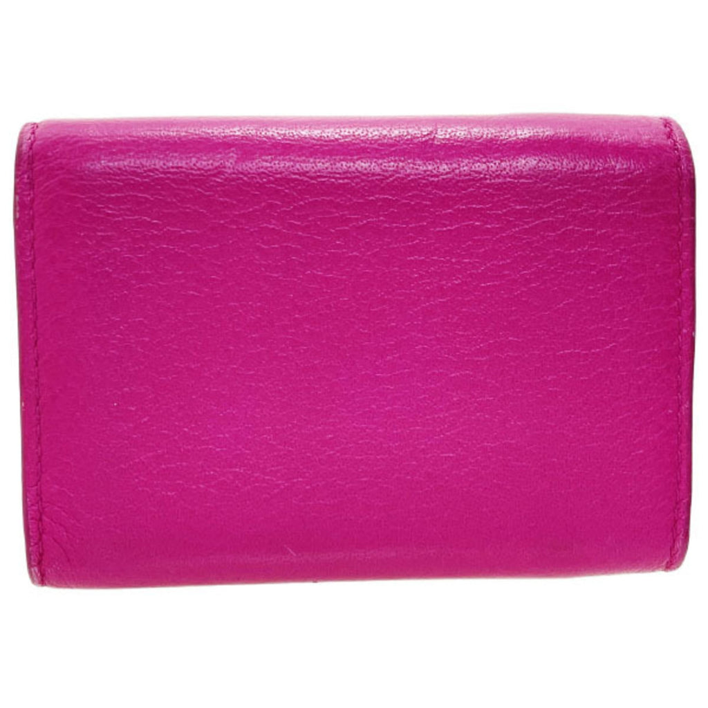 Balenciaga Pink Leather Wallet (Tri-Fold)