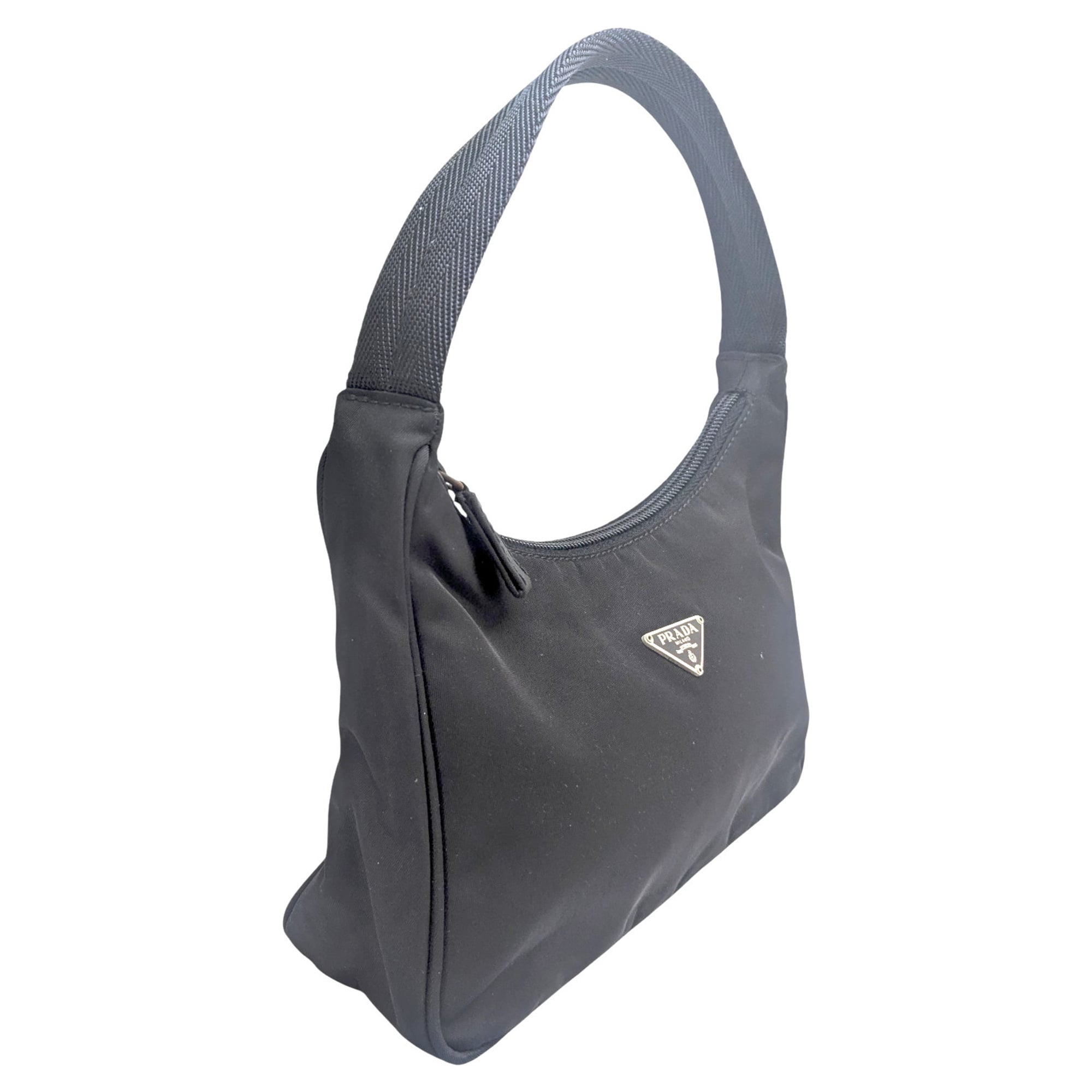 Prada Black Nylon Handbag