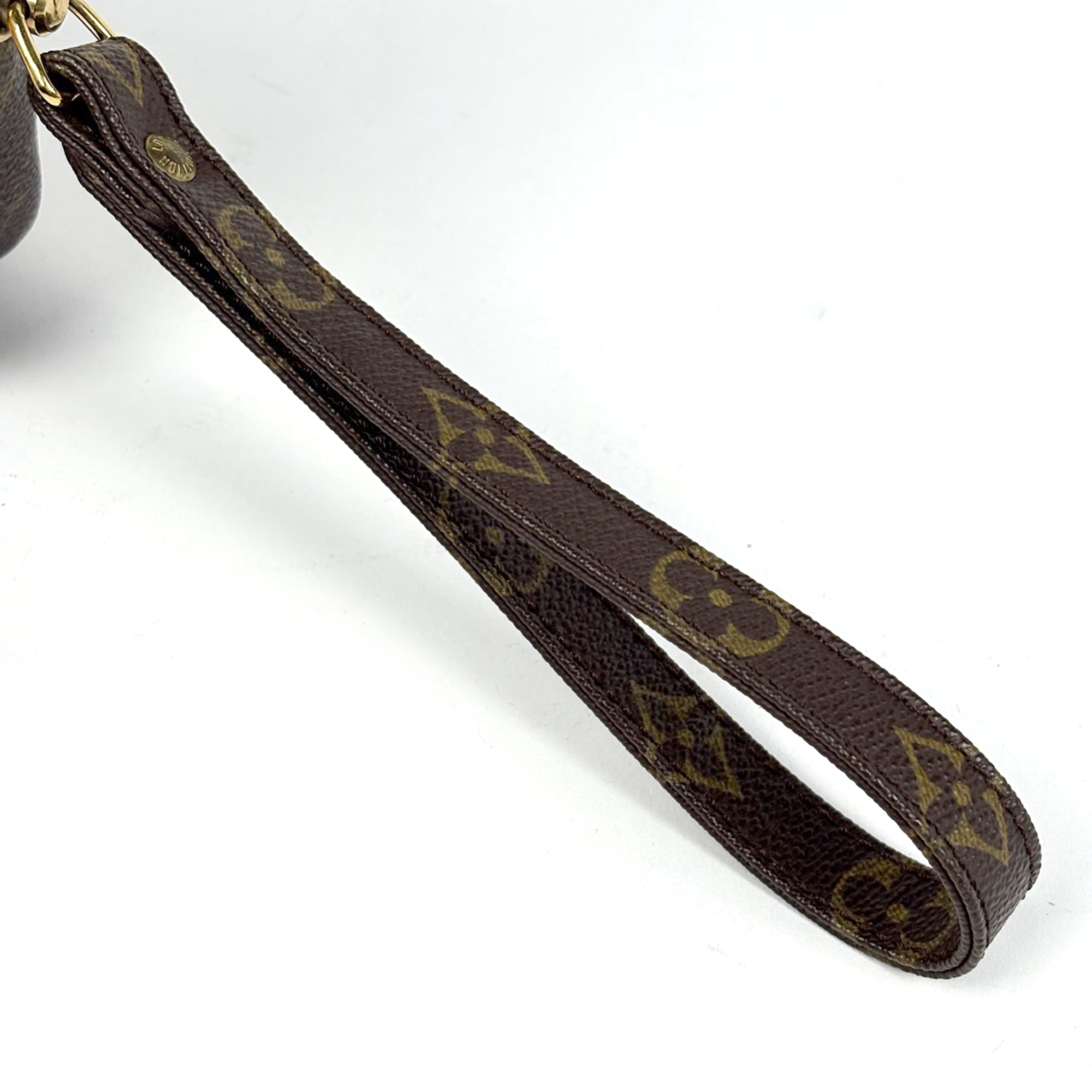 Louis Vuitton Brown Monogram Clutch Bag