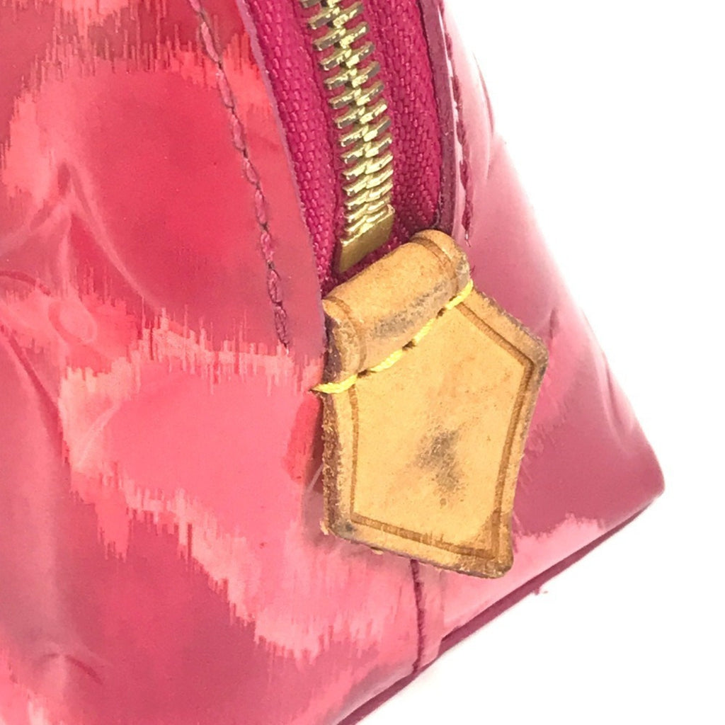Louis Vuitton Pink Monogram Vernis Pochette Pouch