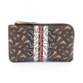 Burberry Brown Multi-Color Coated Canvas Coin Purse/Coin Case