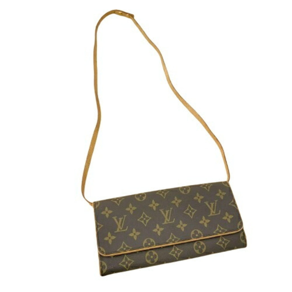 Louis Vuitton Monogram Brown Leather Shoulder Bag