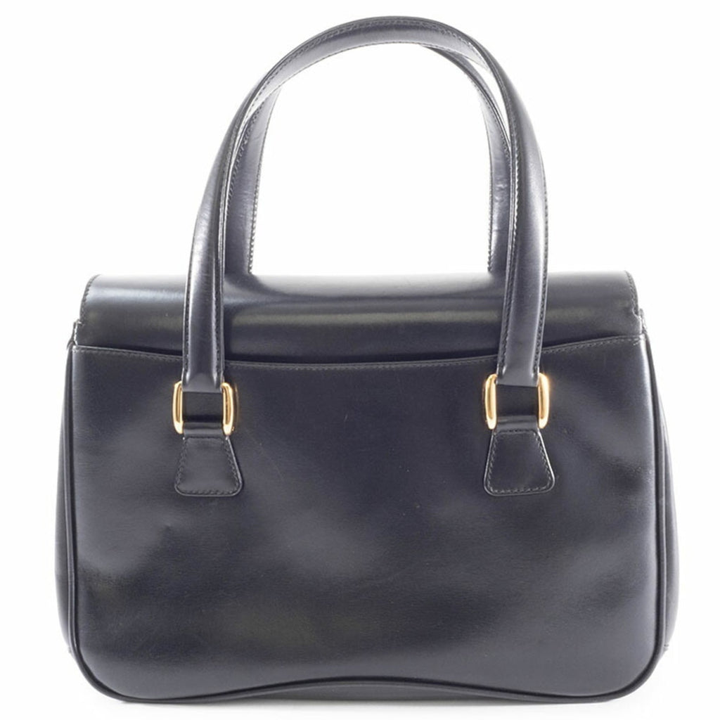 Gucci Black Leather Handbag (Pre-Owned)