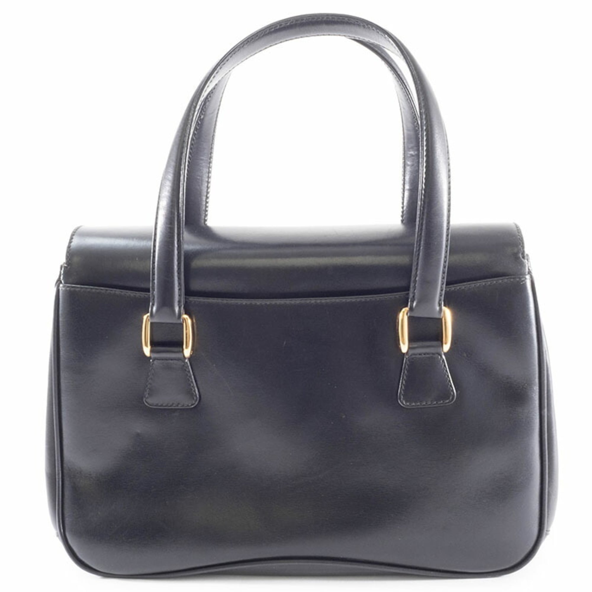 Gucci Black Leather Handbag (Pre-Owned)