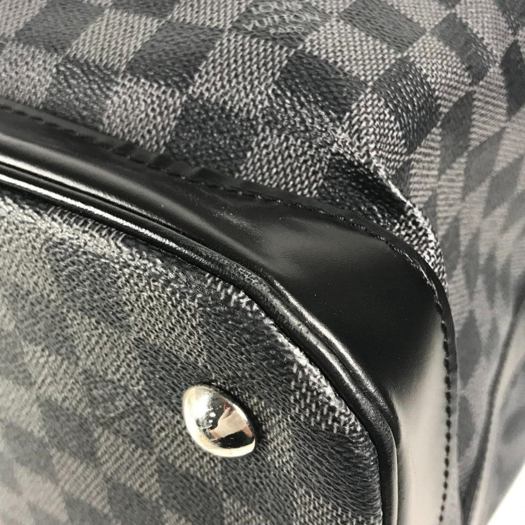 Louis Vuitton Black Damier Graphite Boston Bag Handbag
