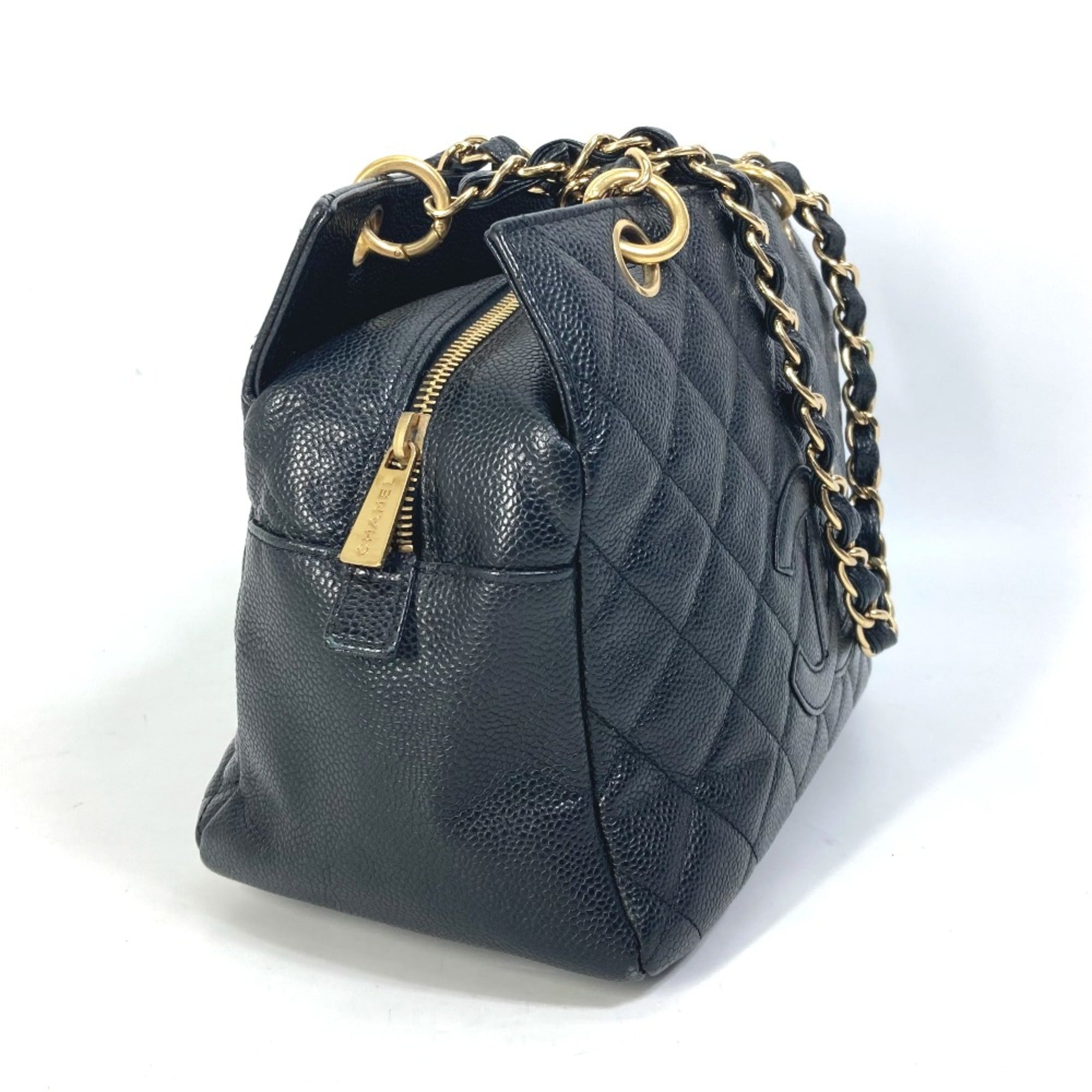 Chanel Black Leather Shoulder Bag