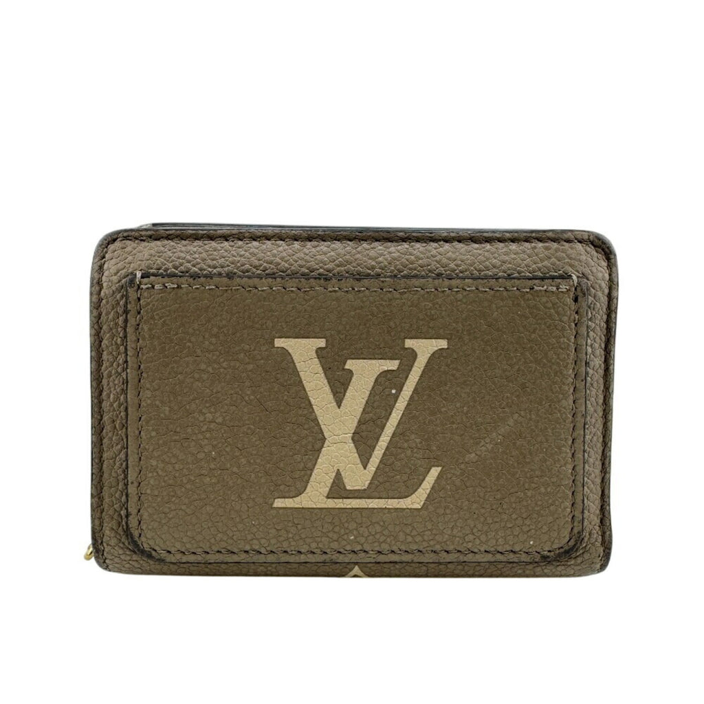 Louis Vuitton Beige Bicolor Monogram Tourterelle Monogram Empreinte Leather Wallet