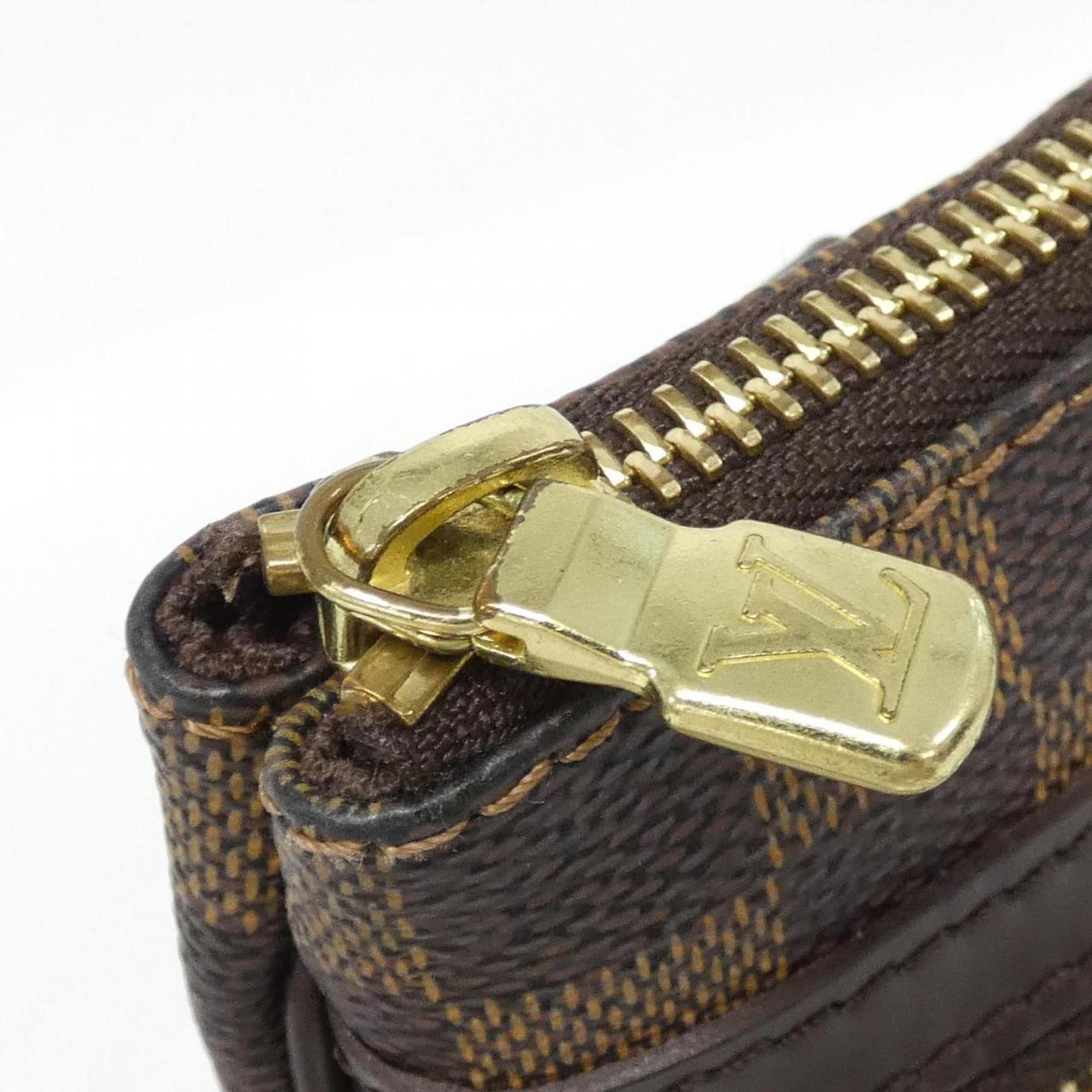 Louis Vuitton Ebene Coated Canvas Pochette Shoulder Bag