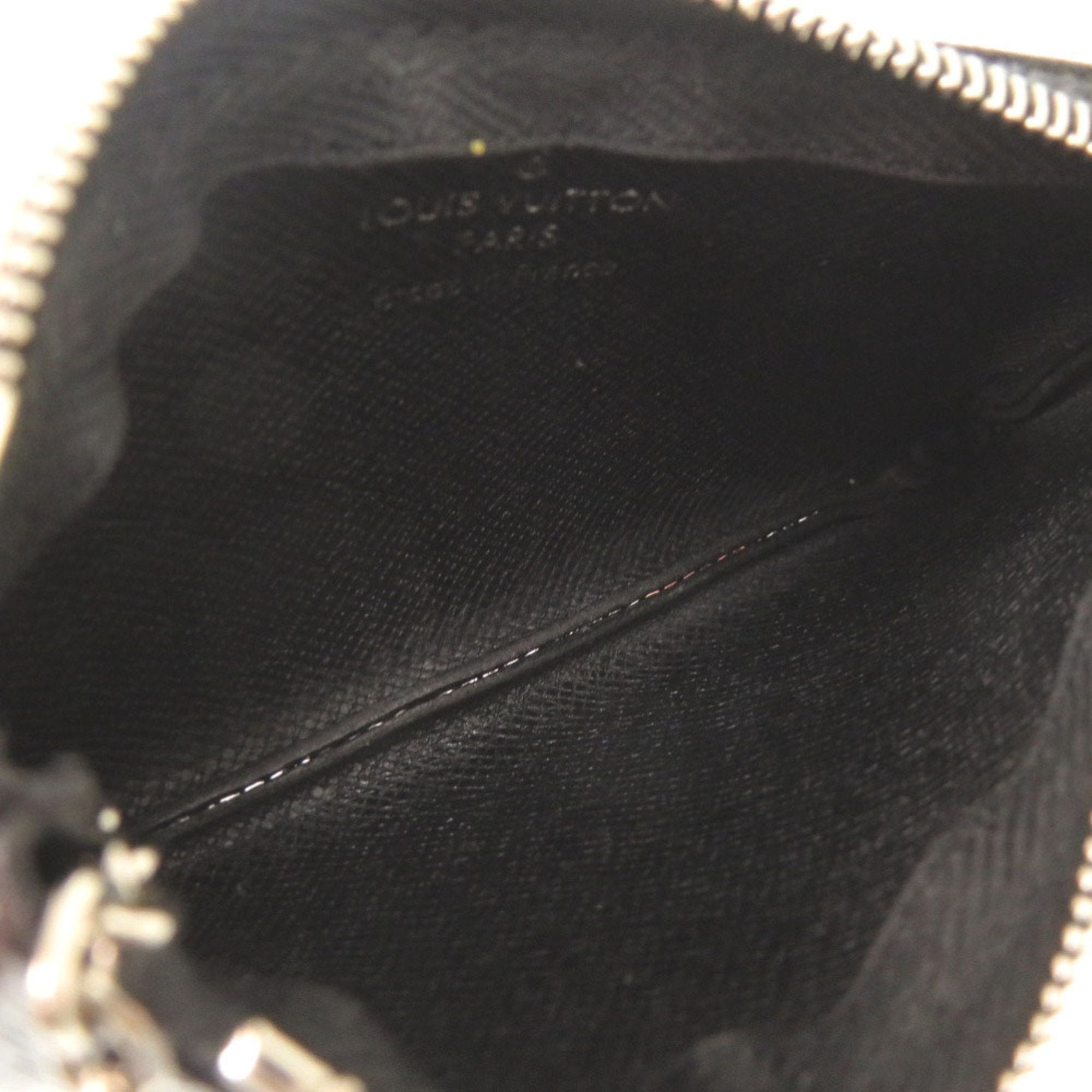 Louis Vuitton Black Damier Graphite Damier Graphite Canvas Coin Purse/Coin Case