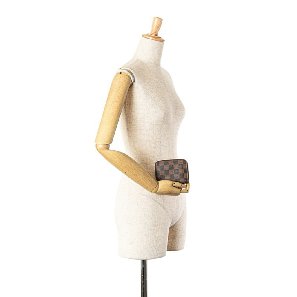Louis Vuitton Brown Pvc Coin Purse/Coin Case