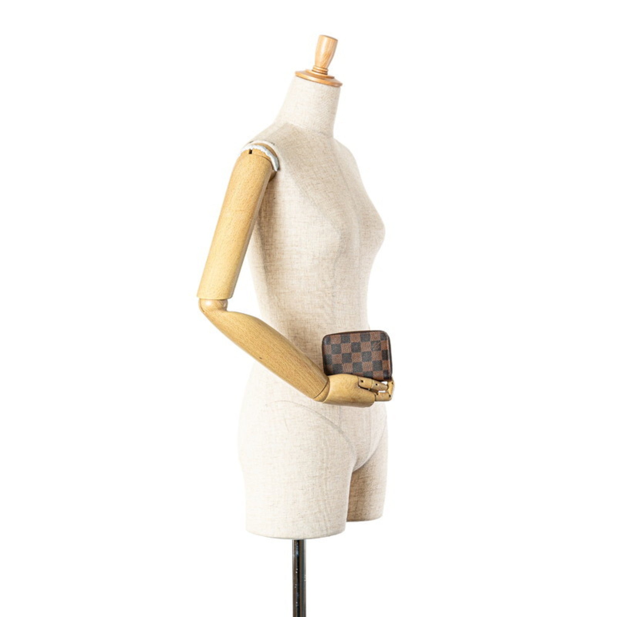 Louis Vuitton Brown Pvc Coin Purse/Coin Case