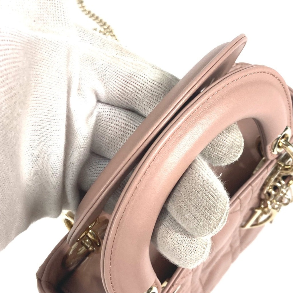 Christian Dior Beige Leather Handbag (Pre-Owned)