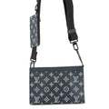 Louis Vuitton Monogram Shadow Navy Monogram Shadow Shoulder Bag