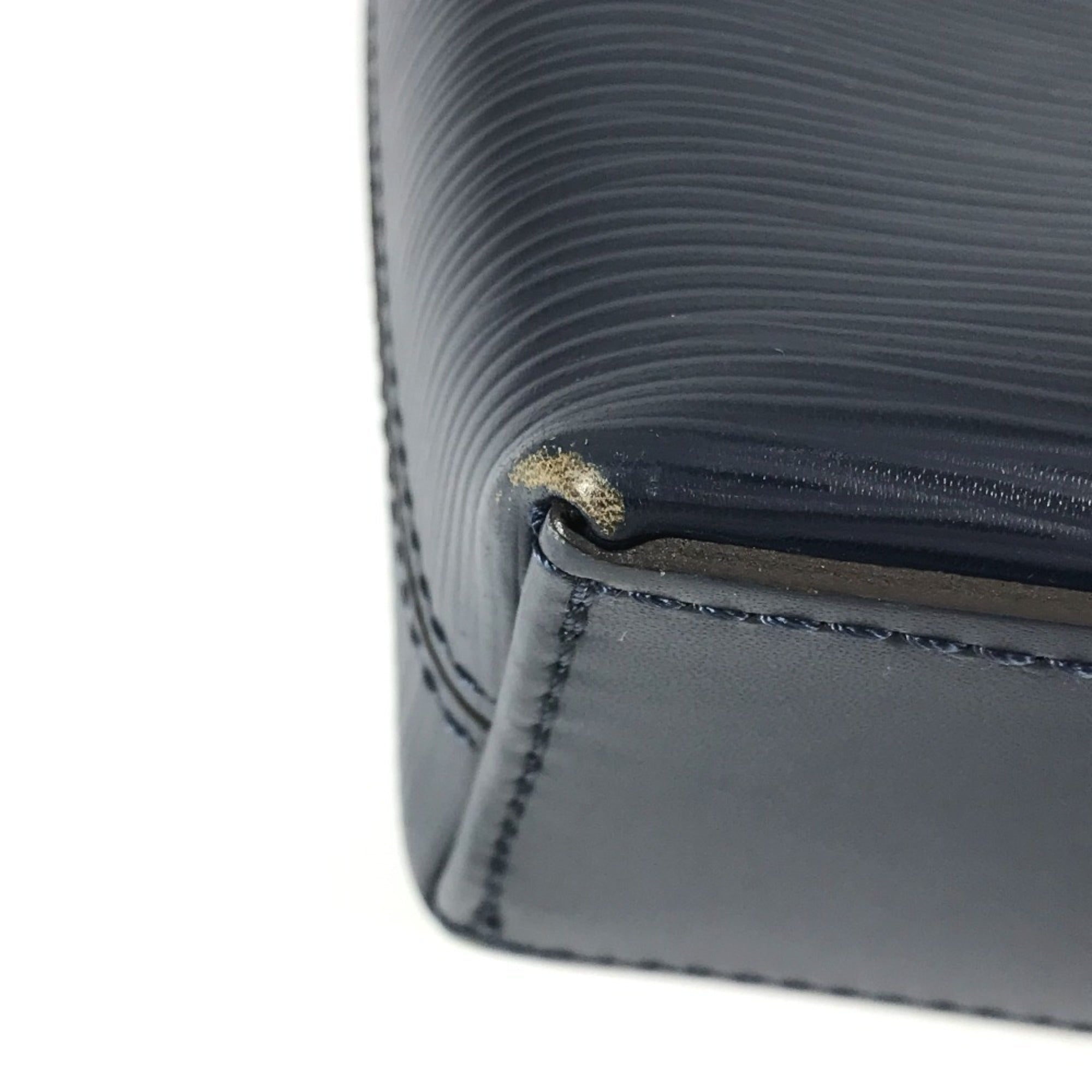 Louis Vuitton Navy Navy Blue Epi Leather Handbag