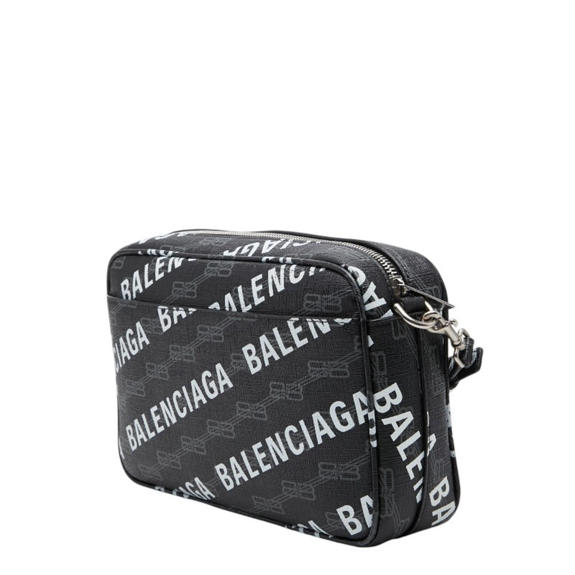 Balenciaga Black Pvc Shoulder