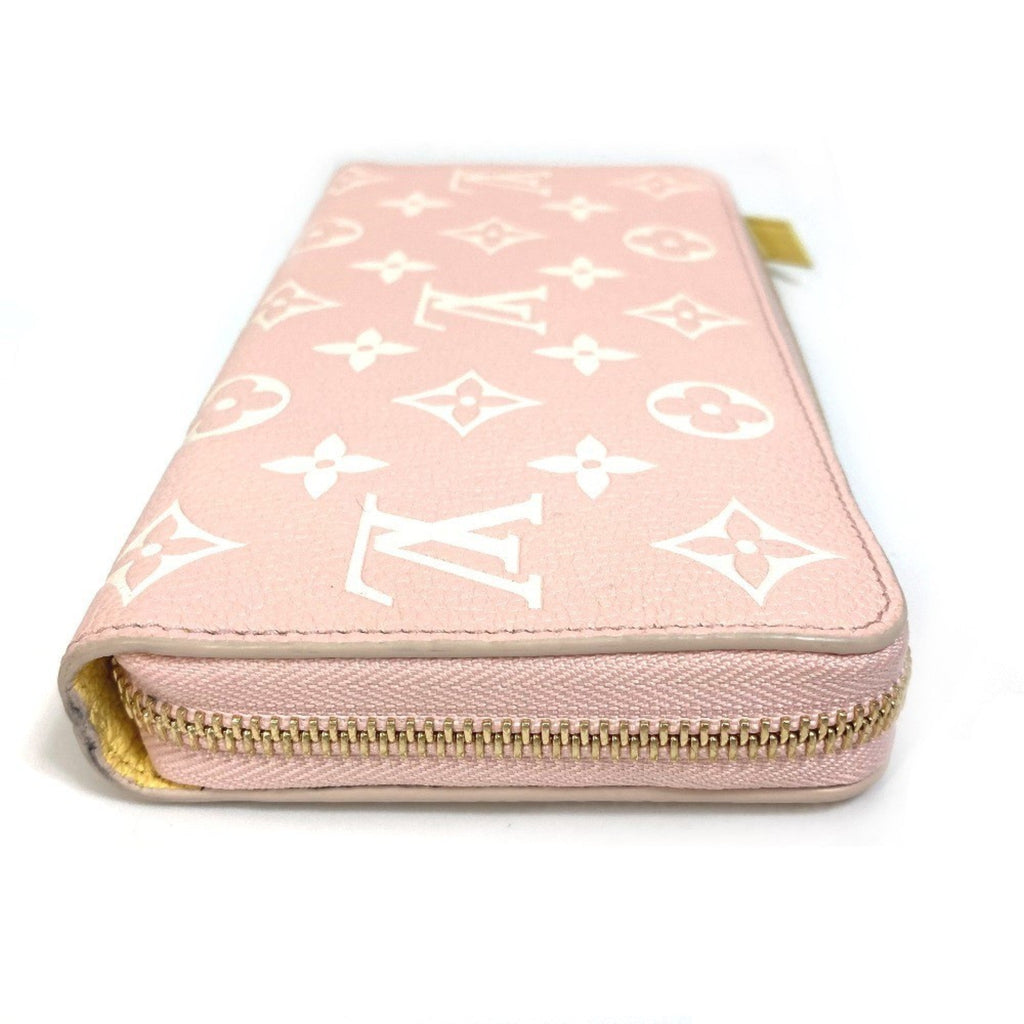 Louis Vuitton Monogram Empreinte Beige Pink Monogram Empreinte Long Wallet