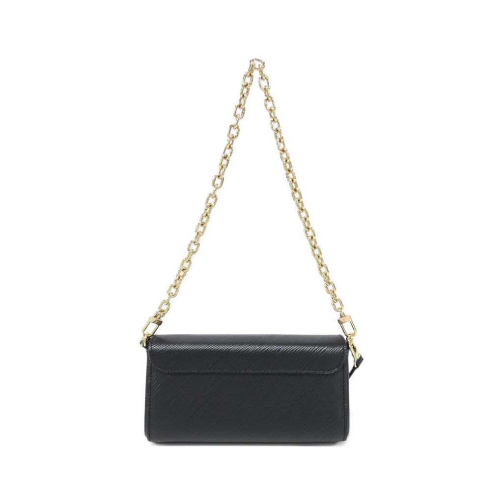 Louis Vuitton Black Leather Handbag Pochette