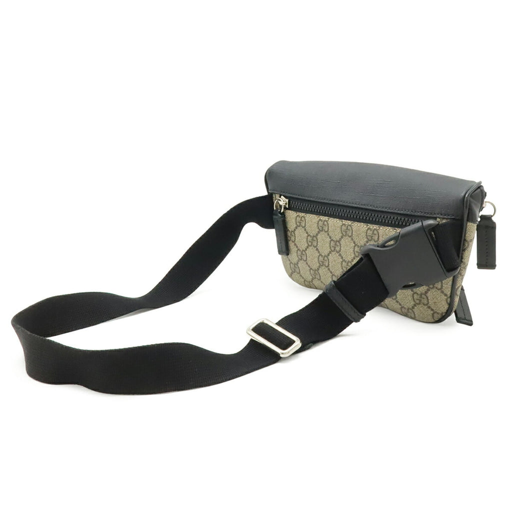 Gucci Beige Black Gg Supreme Sling Bag (Pre-Owned)