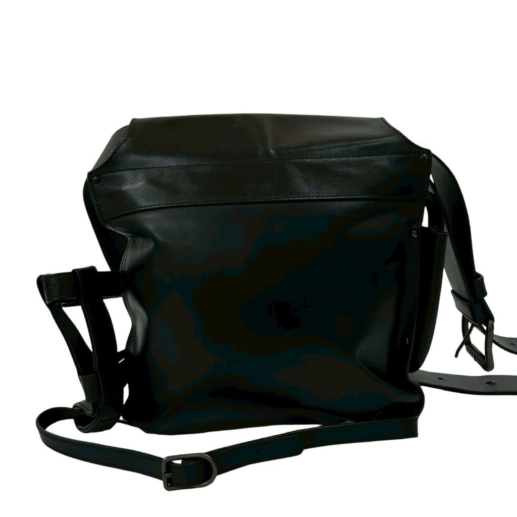 Bottega Veneta Black Leather Shoulder Bag Sling Bag