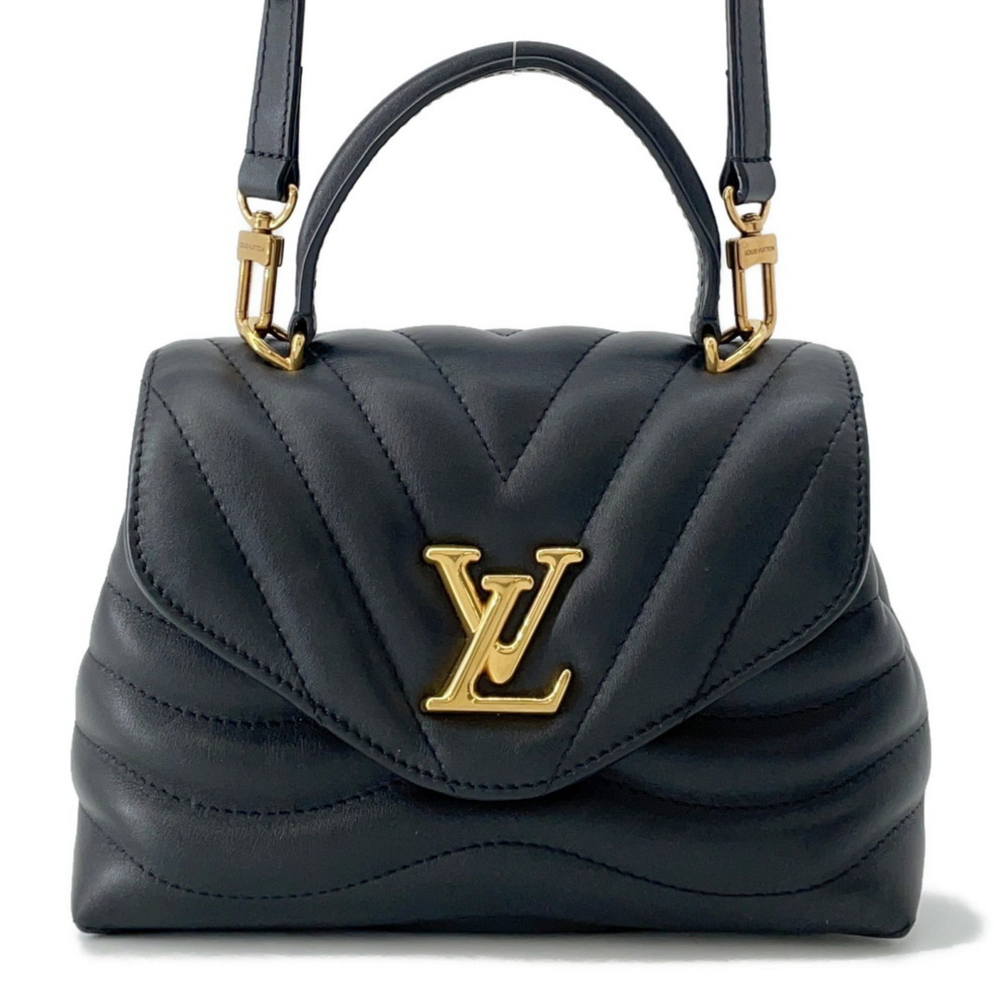 Louis Vuitton Black Noir Exotic Leather Handbag Shoulder Bag