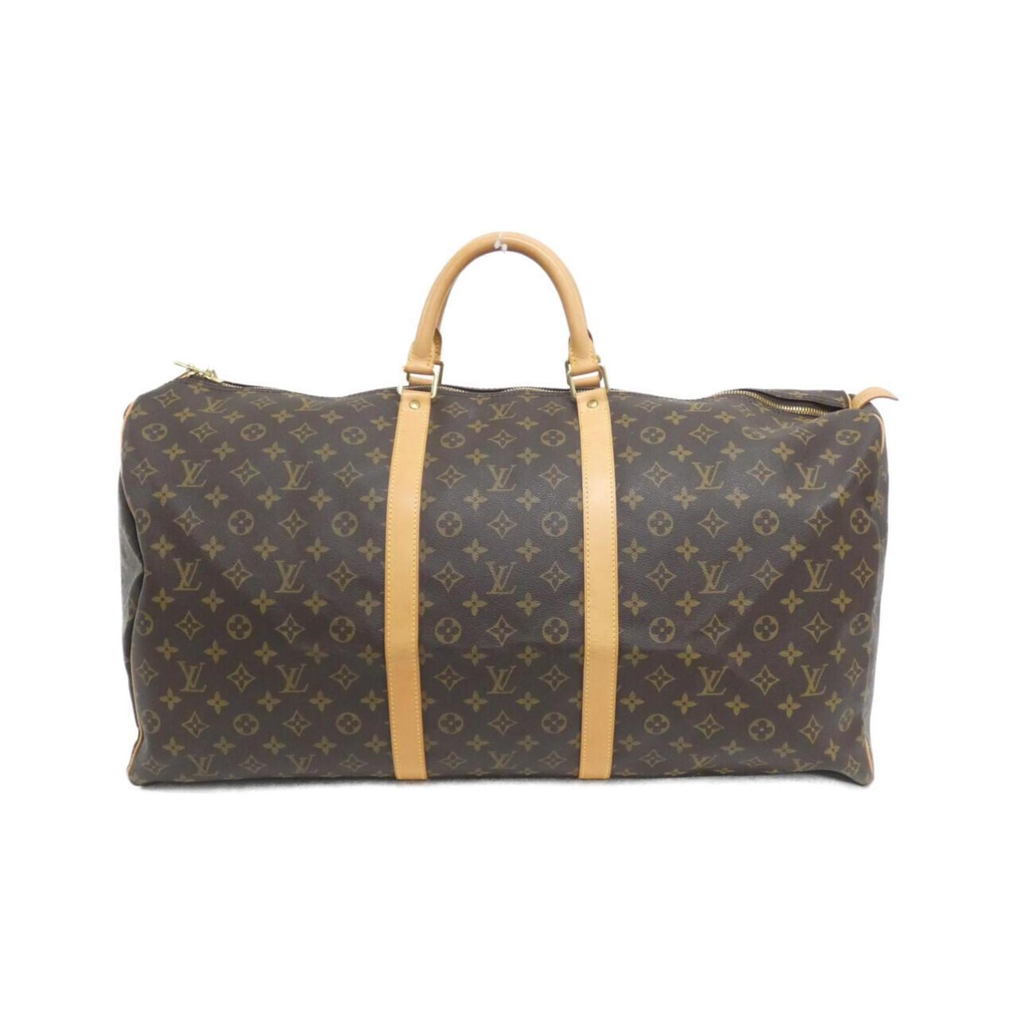 Louis Vuitton Monogram Marron Coated Canvas Boston Bag