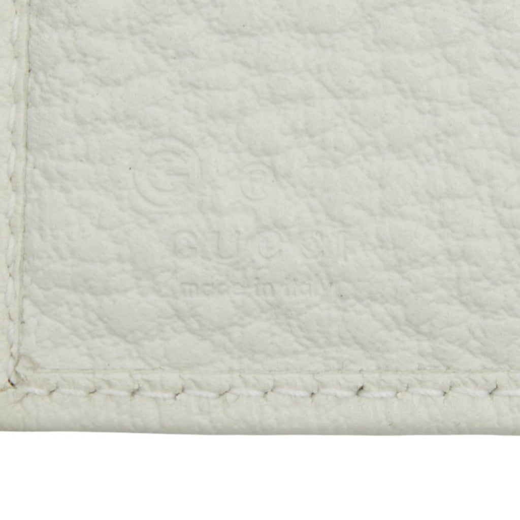 Gucci Purple White Gg Canvas Leather Wallet (Bi-Fold) (Pre-Owned)