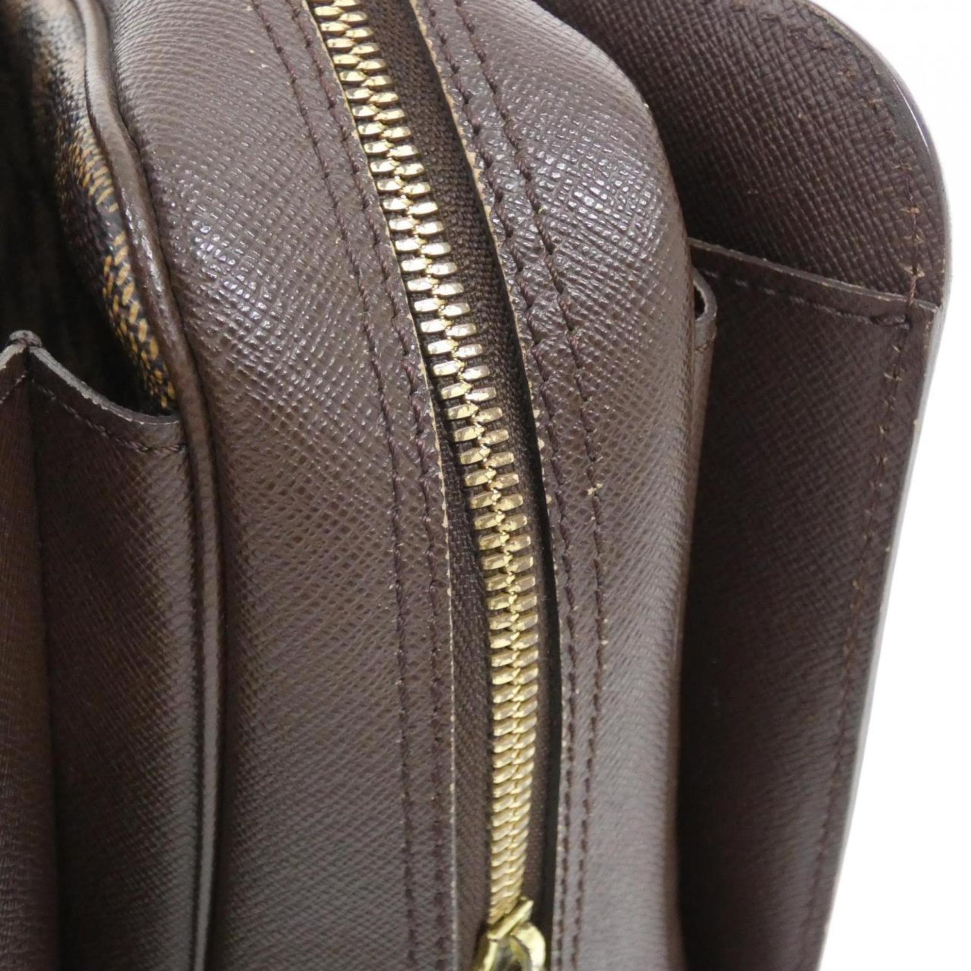 Louis Vuitton Ebene Coated Canvas Handbag