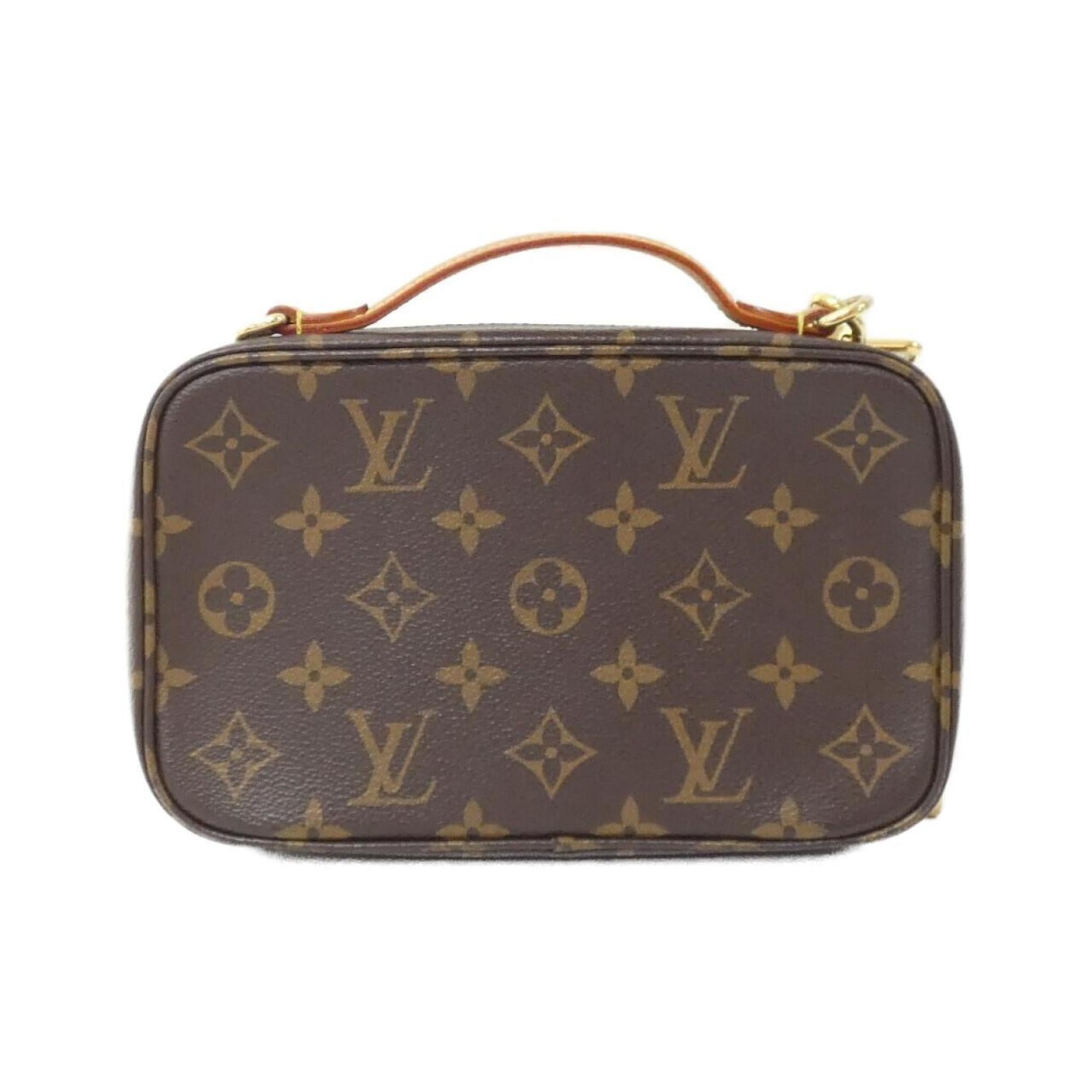 Louis Vuitton Marron Coated Canvas Pouch Shoulder Bag