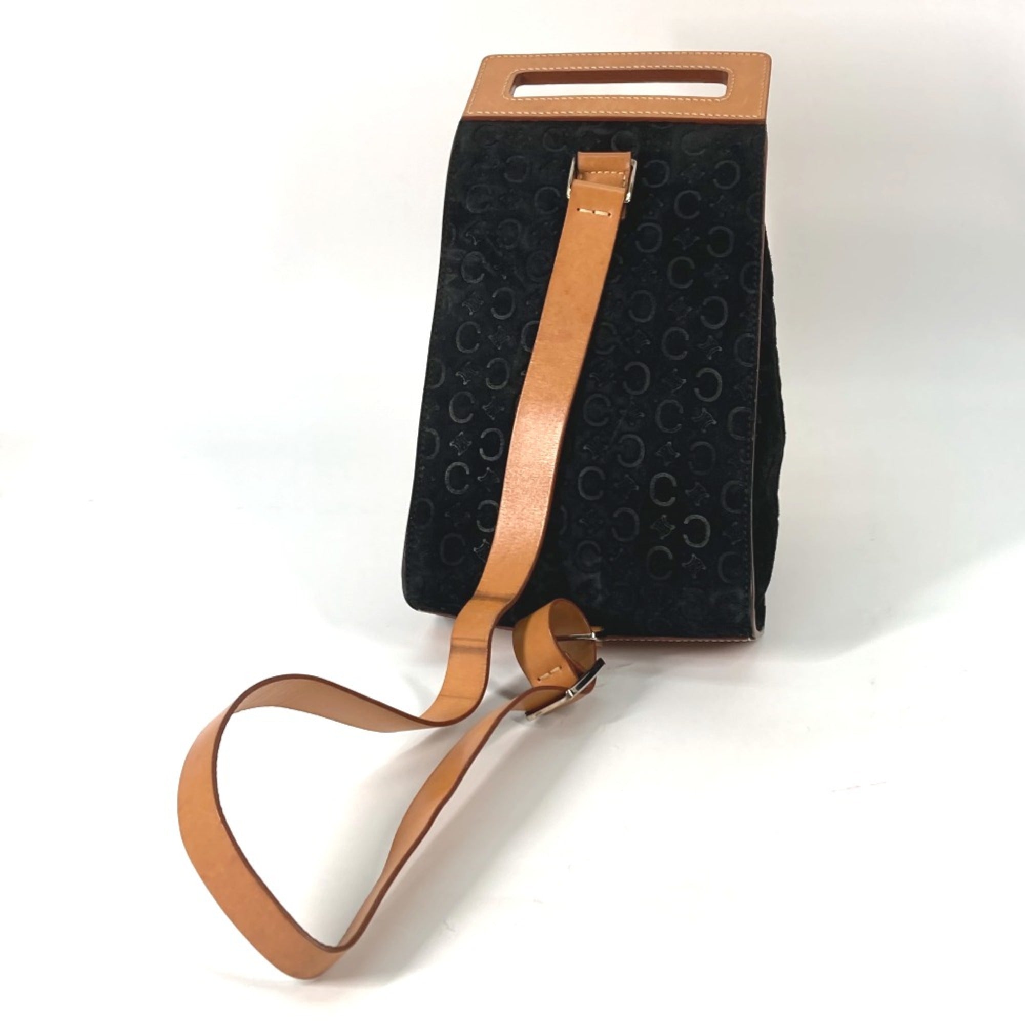 Celine Brown Leather Shoulder Bag