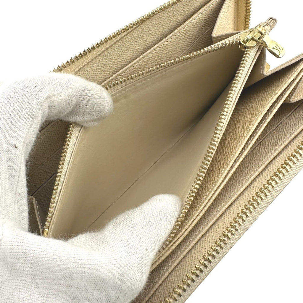 Louis Vuitton Damier Azur White Damier Azur Long Wallet