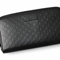 Gucci Black Leather Long Wallet (Bi-Fold) (Pre-Owned)