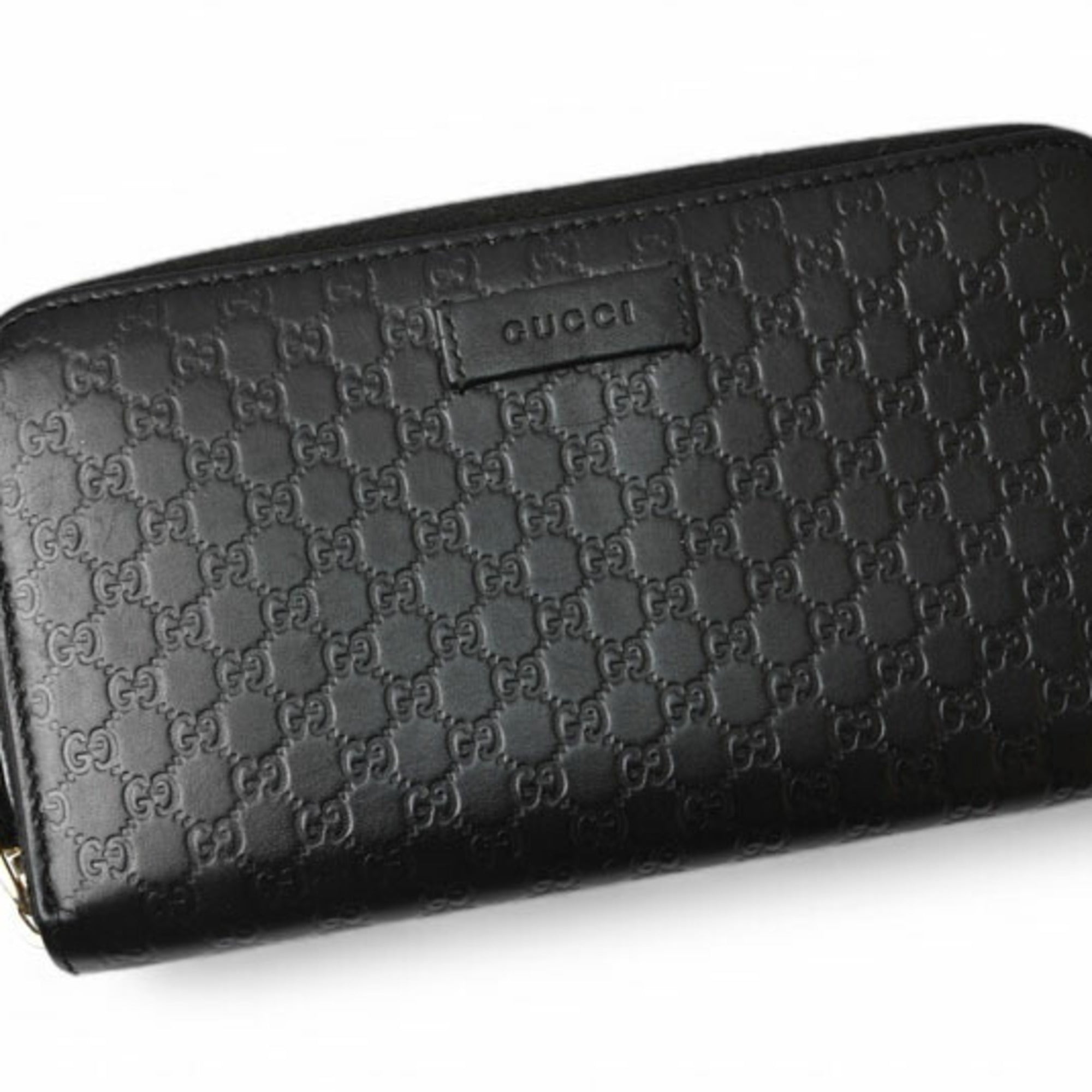 Gucci Black Leather Long Wallet (Bi-Fold) (Pre-Owned)