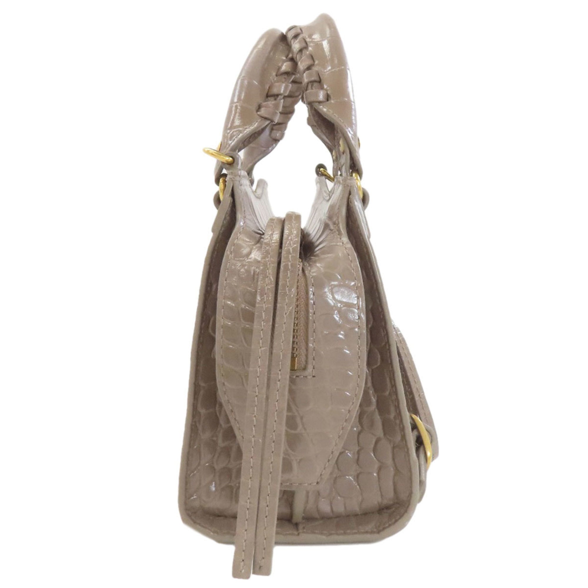 Balenciaga Brown Leather Hand