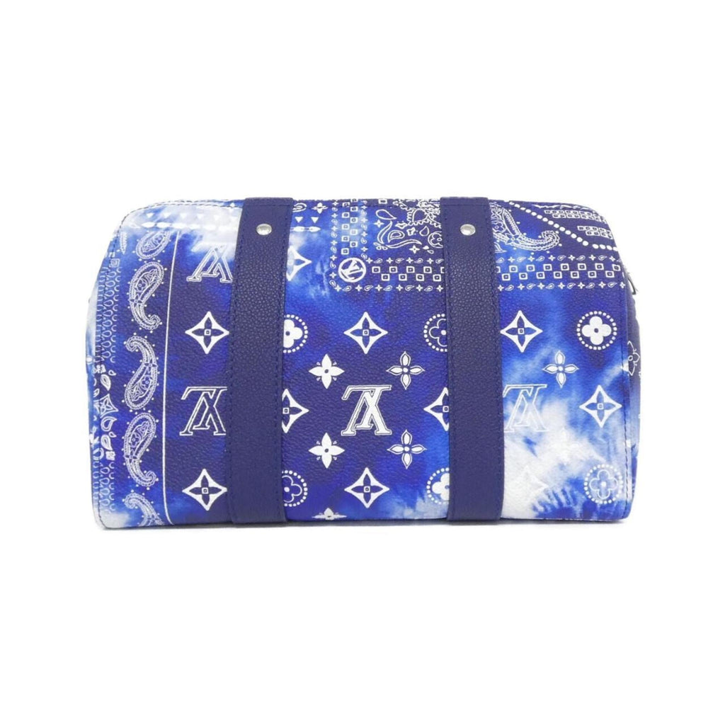 Louis Vuitton Monogram Blue Leather Shoulder Bag