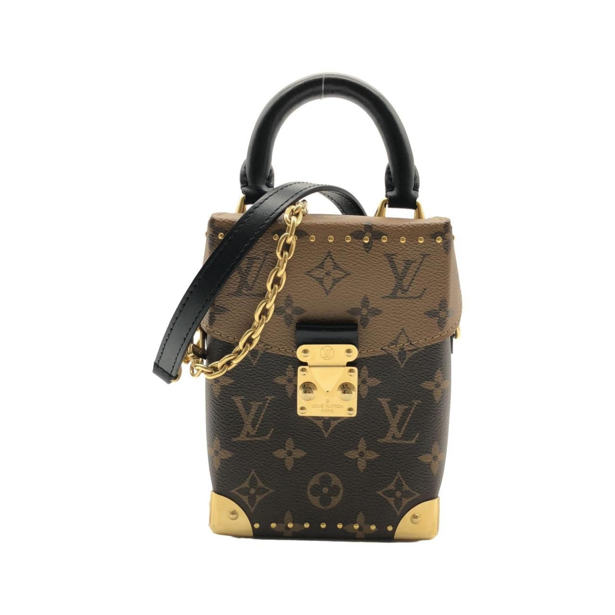 Louis Vuitton Brown Coated Canvas Handbag