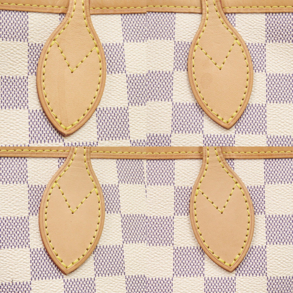 Louis Vuitton White Damier Azur Tote Bag