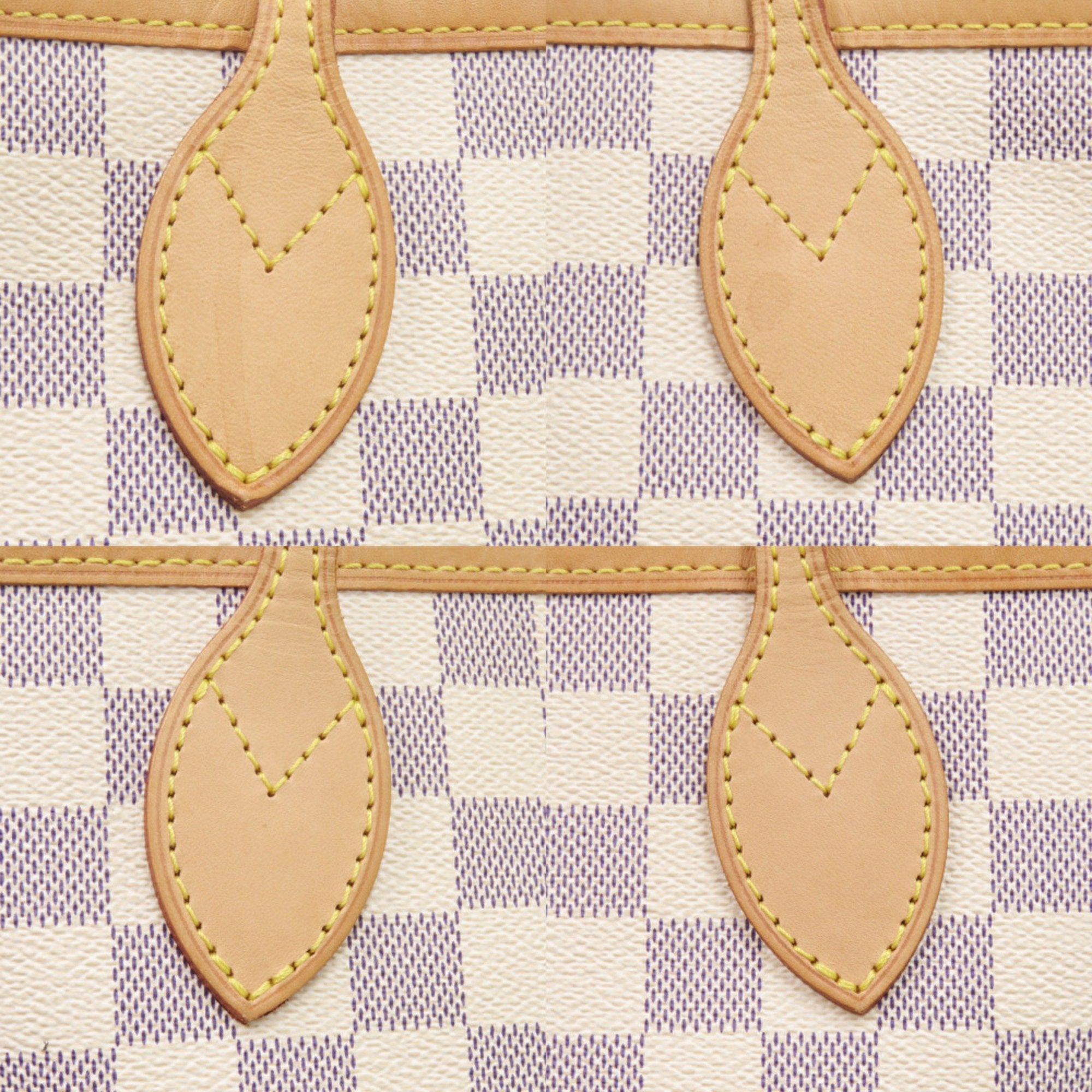 Louis Vuitton White Damier Azur Tote Bag