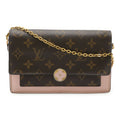 Louis Vuitton Monogram Rose Ballerine Monogram Chain/Shoulder Wallet